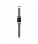 Karl Lagerfeld pasek do Apple Watch 42/44/45/49 mm KLAWLSAKLHPG STRAP SAFFIANO MONO srebrny TFO GSM178662