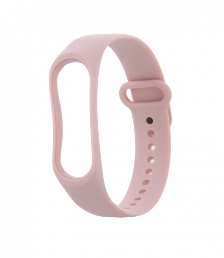 Pasek silikonowy do Xiaomi Mi Band 5 / 6 pudrowy róż TFO OEM101046