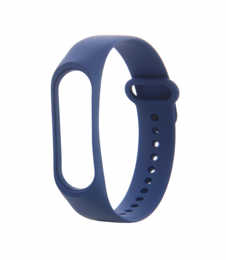 Pasek silikonowy do Xiaomi Mi Band 5 / 6 granatowy TFO OEM101045