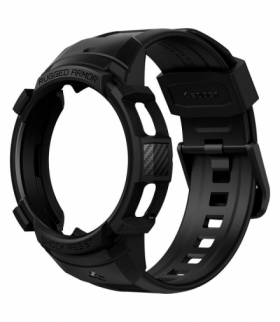 Spigen pasek Rugged Armor PRO do Samsung Galaxy Watch 4 Classic 46 mm matowy czarny TFO BRA011664