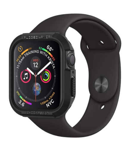 Spigen pasek Rugged Armor do Apple Watch 4 / 5 44 mm czarny TFO GSM042112
