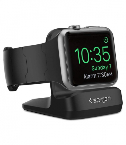 Spigen stacja dokująca S350 night stand Apple Watch 38/40/42/44 czarna TFO BRA010766