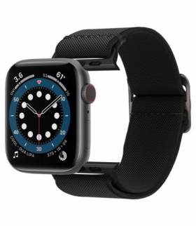 Spigen pasek Fit Lite do Apple Watch 2 / 3 / 4 / 5 / 6 / SE 42 / 44 mm czarny TFO BRA010845