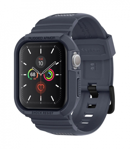 Spigen pasek Rugged Armor Pro do Apple Watch 4 / 5 / 6 / SE 44 mm szary TFO BRA010866