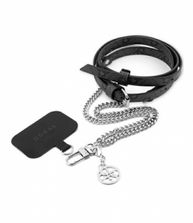 Guess pasek GUUC4MG4EK czarny Universal CBDY 4G PU TFO GSM173339