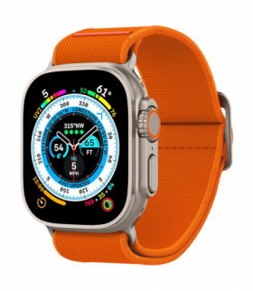 Spigen pasek Fit Lite Ultra do Apple Watch 4 / 5 / 6 / 7 / 8 / SE / Ultra (42 / 44 / 45 / 49 Mm) pomarańczowy TFO BRA013307