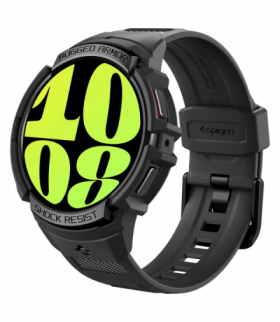 Spigen pasek Rugged Armor Pro do Samsung Galaxy Watch 6 (44 Mm) czarna TFO BRA013308