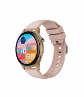 XO smartwatch J6 Amoled różowo-złoty TFO GSM180237