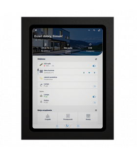 Uchwyt ścienny zamknięty do tabletu Samsung Galaxy Tab A8 10,5”, Czarny mat Simon55 GFC2A8/149