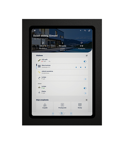 Uchwyt ścienny zamknięty do tabletu Samsung Galaxy Tab A8 10,5”, Czarny mat Simon55 GFC2A8/149