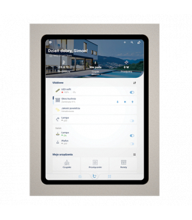 Uchwyt ścienny zamknięty do tabletu Samsung Galaxy Tab A8 10,5”, Biały mat Simon55 GFC2A8/111