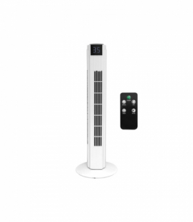 Wentylator kolumnowy 82cm, 50W LCD + pilot, biały TFO RTV0600015