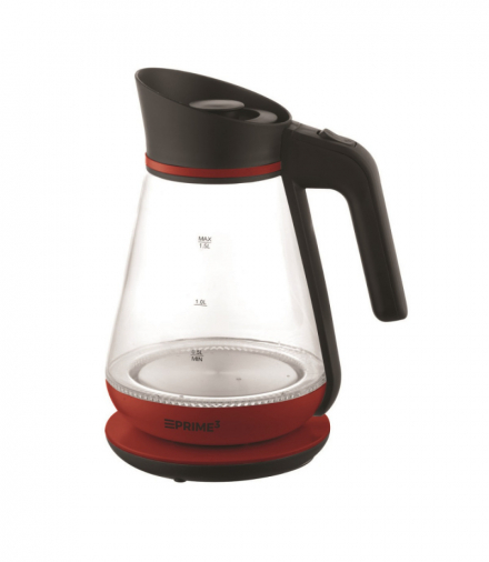 Czajnik elektryczny 1.5L, 2200W, czerwony Prime3 SEK51 TFO AGDAOCZJPRI00002