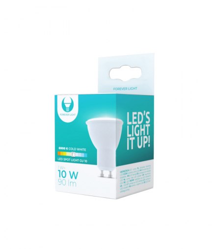 Żarówka LED GU10 1W 230V 6000K 90lm Forever Light RTV003479
