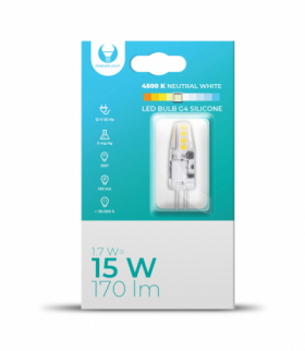 Żarówka LED G4 Silikon 1.7W 12V 4500K 170lm Forever Light RTV003663