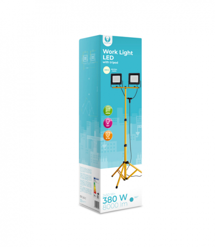 Naświetlacz LED na statywie 2x50W 4500K Forever Light RTV03600003