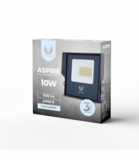 Naświetlacz LED ASPIRE 10W 6000K 1100lm 230V Forever Light RTV0700002