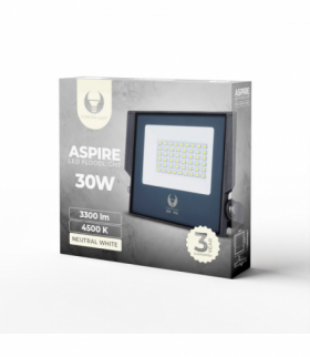Naświetlacz LED ASPIRE 30W 4500K 3300lm 230V Forever Light RTV0700003