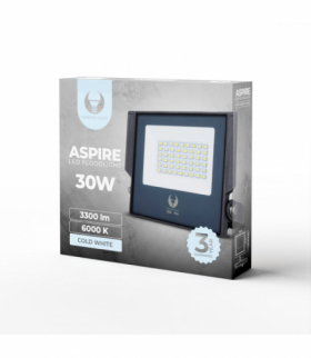 Naświetlacz LED ASPIRE 30W 6000K 3300lm 230V Forever Light RTV0700004