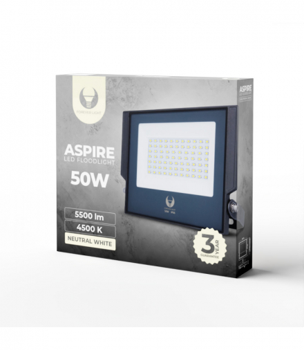 Naświetlacz LED ASPIRE 50W 4500K 5500lm 230V Forever Light RTV0700005
