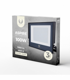 Naświetlacz LED ASPIRE 100W 4500K 11000lm 230V Forever Light RTV0700007
