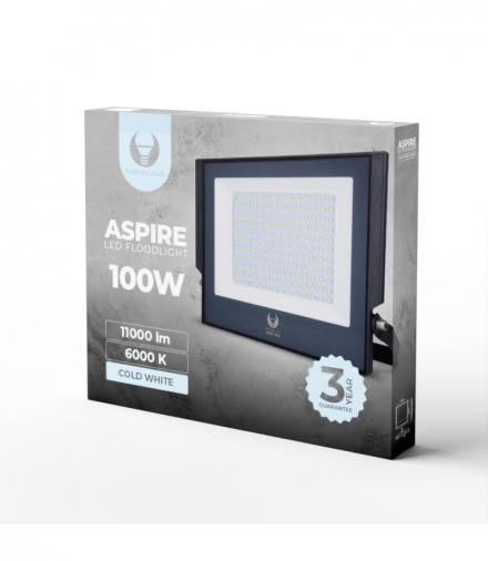 Naświetlacz LED ASPIRE 100W 6000K 11000lm 230V Forever Light RTV0700008