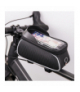 Wodoodporna torba rowerowa z osłoniętym uchwytem na telefon Model01 czarna TFO OEM100510