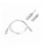 Kabel komputerowy sieciowy 1:1 8p8c (patchcord), 1m. LAMEX LX8350 1M