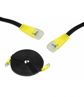 Kabel komputerowy sieciowy 1:1 8p8c cat.5 5m ultra slim 5/1mm silicone (patchcord) LAMEX LXIT5