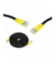 Kabel komputerowy sieciowy 1:1 8p8c cat.5 5m ultra slim 5/1mm silicone (patchcord) LAMEX LXIT5