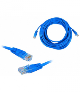 Kabel komputerowy sieciowy 1:1 8p8c, 10 m, niebieski (patchcord). LTC LX8361 10M