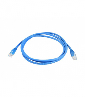 Kabel komputerowy sieciowy 1:1 8p8c (patchcord), 0,5m, niebieski. LTC LX8361 0,5M