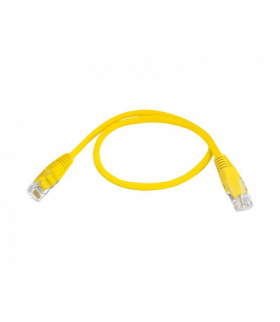 Kabel komputerowy sieciowy 1:1 8p8c (patchcord), 0,5m, żółty. LTC LX8359 0,5M