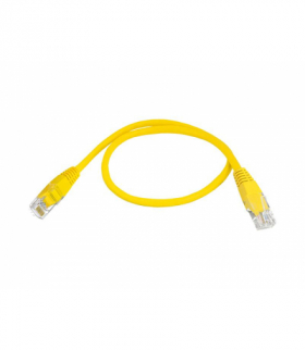 Kabel komputerowy sieciowy 1:1 8p8c (patchcord), 1,5m, żółty. LTC LX8359 1,5M