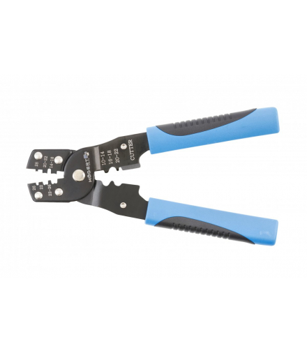 Szczypce do zaciskania końcówek nieizolowanych, konektorków, praska Hogert HT1P215