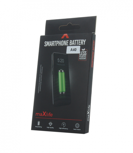 Bateria Maxlife do Samsung Galaxy A40 A405 EB-BA405ABE 3100mAh Maxlife OEM0300619