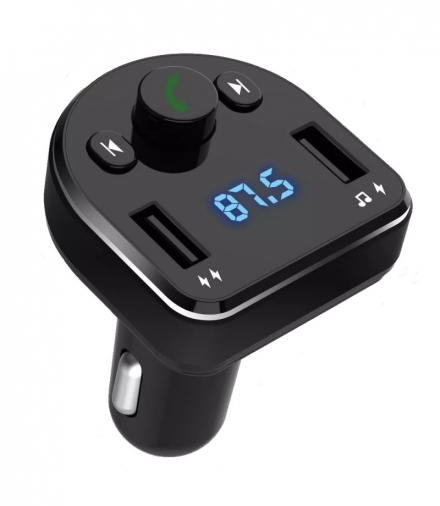 XO transmiter FM BCC01 Bluetooth MP3 ładowarka samochodowa 15W czarna TFO GSM096841