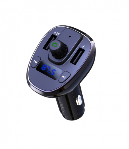 XO transmiter FM BCC05 Bluetooth MP3 ładowarka samochodowa 18W czarna TFO GSM117742