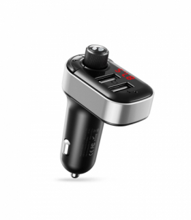 XO transmiter FM BCC10 Bluetooth MP3 ładowarka samochodowa 3,1A czarna TFO GSM170032