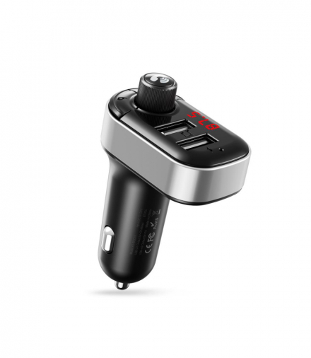 XO transmiter FM BCC10 Bluetooth MP3 ładowarka samochodowa 3,1A czarna TFO GSM170032