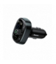 Baseus transmiter FM T Shaped S-09 Bluetooth MP3 ładowarka samochodowa czarna TFO BRA012866
