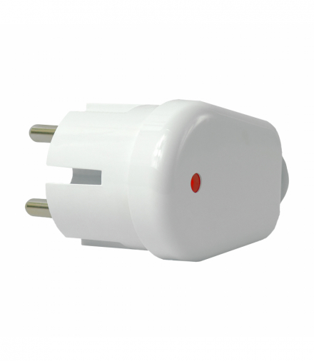 Wtyczka kątowa Uni-Schuko, 2P+Z, 16A Orno WT-16 U/S BI