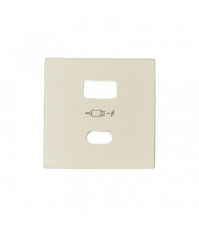 Pokrywa do ładowarki USB typ A+C, kremowy Simon 82 8201296-031