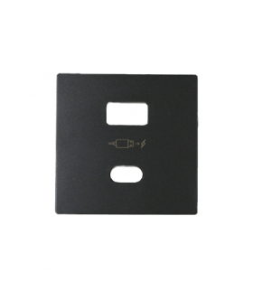 Pokrywa do ładowarki USB typ A+C, grafit Simon 82 8201296-038