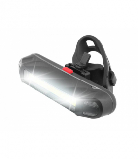 Lampka rowerowa LTC LED COB biało/czerwony, akumulator 450mAh, 5 trybów świecenia. LTC LXLL87