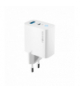 Forever ładowarka sieciowa GaN PD QC TC-06-45AC 1x USB-C 1x USB 45W biała TFO GSM171396