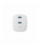 Forever ładowarka sieciowa GaN PD QC TC-05-35CC 2x USB-C 35W biała TFO GSM171398