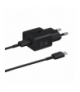 Samsung ładowarka sieciowa GaN Super Fast Charger EP-T2510XBEGEU USB C 3A 25W z kablem czarna TFO AKGAOLADSAM00061