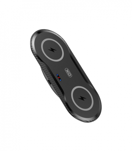 XO ładowarka indukcyjna WX025 2w1 czarna 20W TFO GSM111820