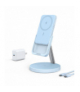 Anker ładowarka indukcyjna z power bankiem Anker PowerWave Mag-Go 2in1 Stand niebieska TFO BRA100233